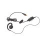 Sprechgarnitur mit Inline-PTT & Mik zu CLPe, Bügelohrhörer, Kabel lang ca. 90cm