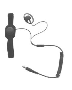 Kehlkopfmikrophon und Ohrhörer, 6,5mm Nexusstecker