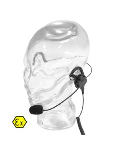 LH-ATEX Ohrhörer mit Lippenmikrofon und Nackenbügel, Nexus 6,5mm