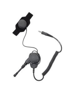 HC-200 Helmgarnitur inkl. kurzem abnehmbarem Schwanenhalsmikrofon (elektret, noise cancelling, unidirektional) und festem Schädeldeckenmikrofon