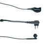 Tarnmikrofon und Ohrhörer / GSM-Style 2-kabel / schwarz